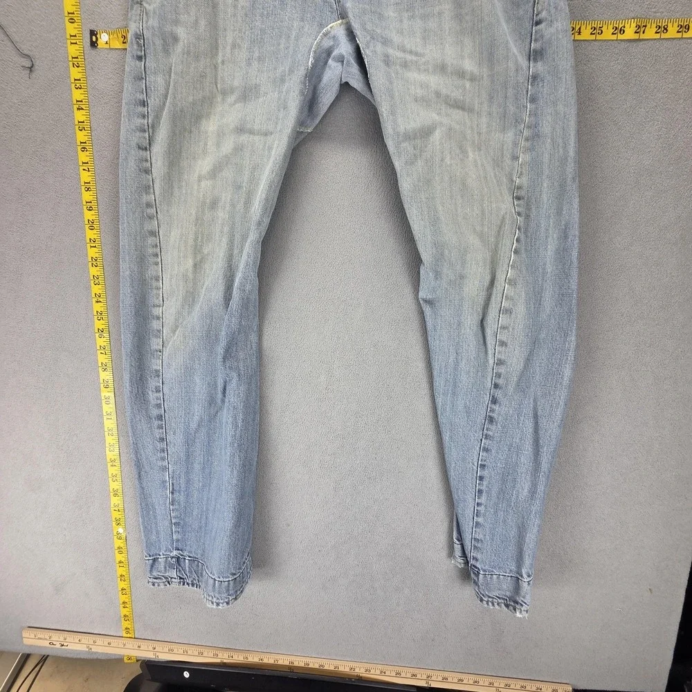 Vintage Levis Engineered Jeans Mens 32x32 Blue Light Wash Twisted Zip Fly